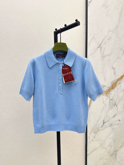 G 25 Spring/Summer Latest Lapel Short Sleeve Top