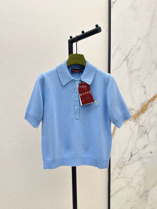 G 25 Spring/Summer Latest Lapel Short Sleeve Top
