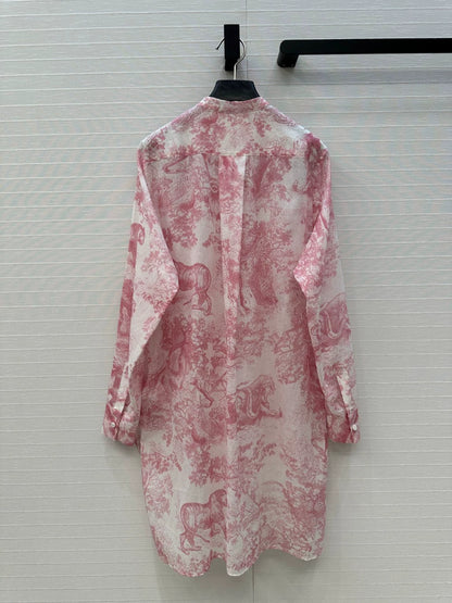 D 25 New Animal Forest Printed Shirt