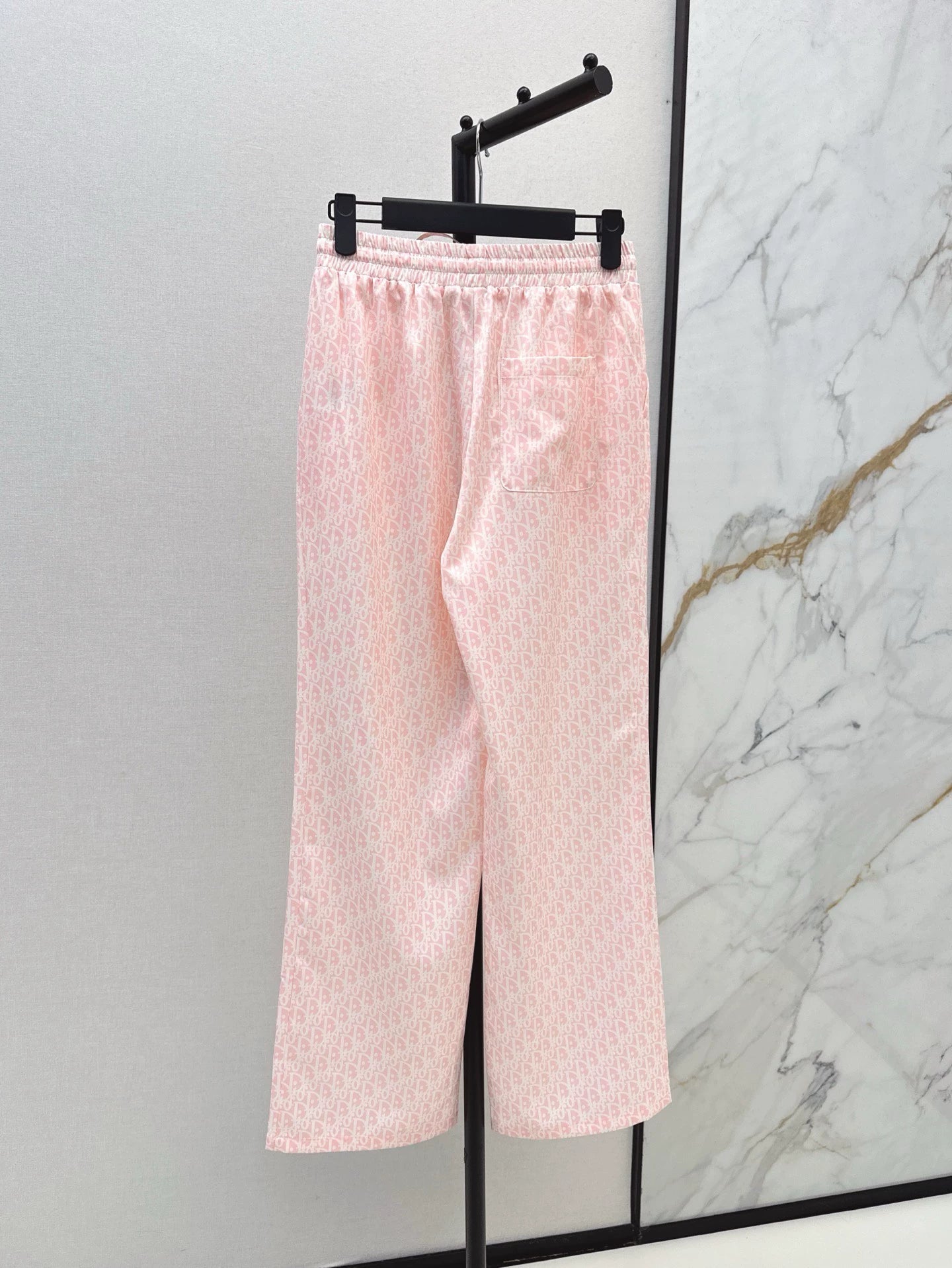 D 25 Spring Summer Latest Printed Straight Leg Casual Pants