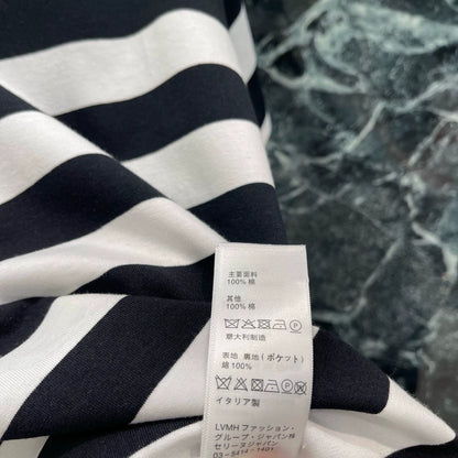 CE 25 New black and white striped short-sleeved T-shirt