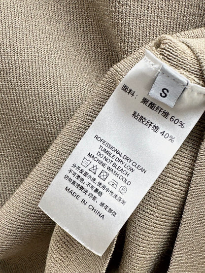 Lor 25 Frühling/Sommer Neuer High-End-Strickanzug im minimalistischen Stil 