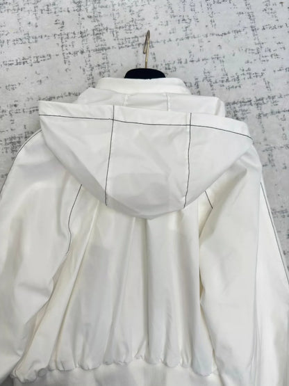 C 25 Spring and Autumn new style Hooded bow tie Embroidered hooded suit