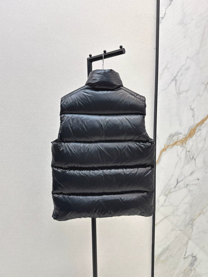 Mon 25fw stand collar down vest