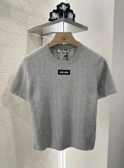 M Spring/Summer 25 Lace Knit Short Sleeve