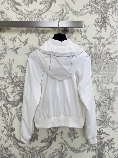 C 25 Spring and Autumn new style Hooded bow tie Embroidered hooded suit