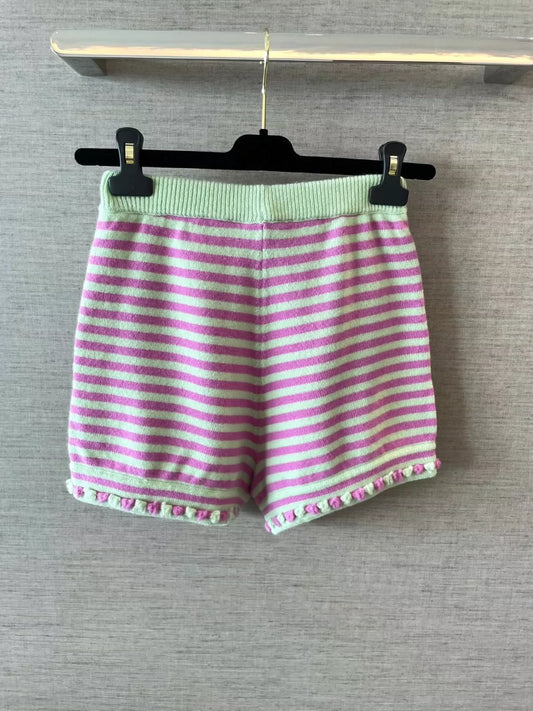 C 25 Pink Striped Shorts