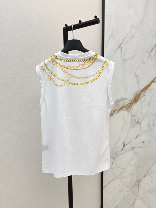 Ba 25 Spring Summer New Sleeveless T-shirt Loose Casual Tank Top
