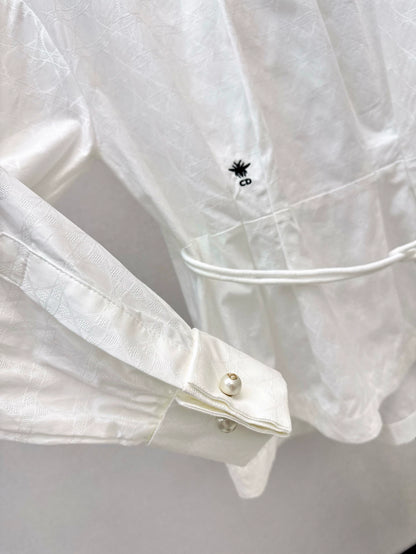 D 25 spring and summer newest temperament waist shirt