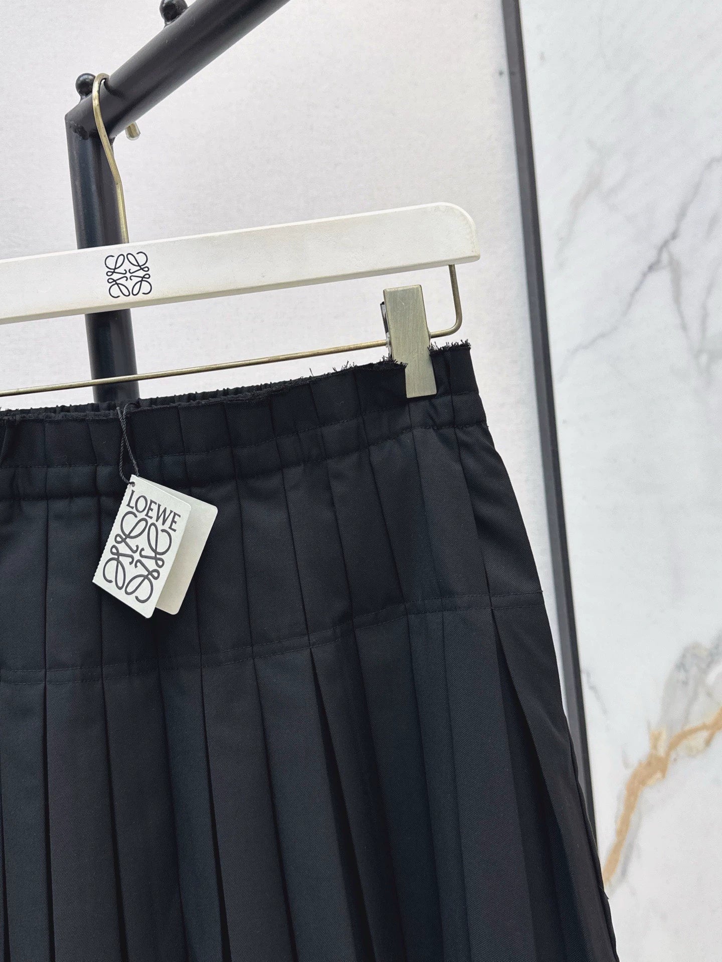 Lo 25 Spring/Summer newest style patchwork pressed pleated skirt hem half skirt