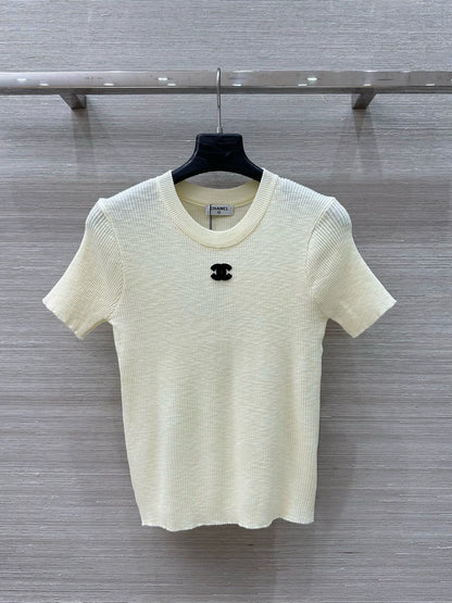 C 25 Dopamine Colorway Strick-Kurzarmoberteil