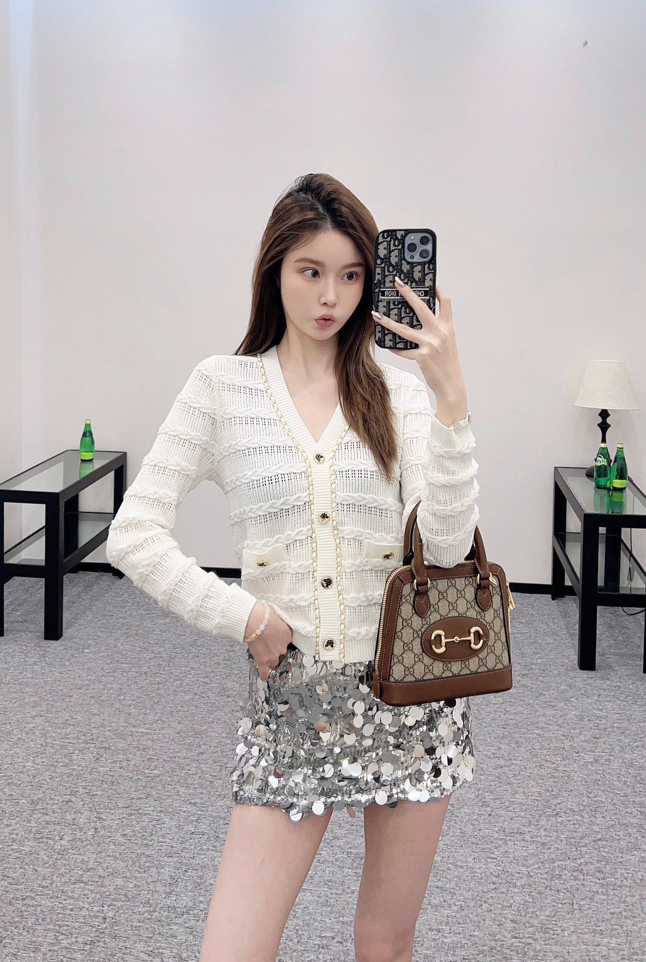 C 25 Cable-knit cardigan