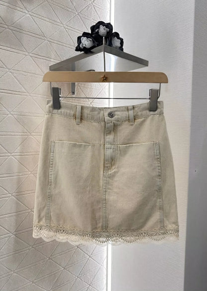 Ensemble gilet et jupe en dentelle style cowboy V 25 