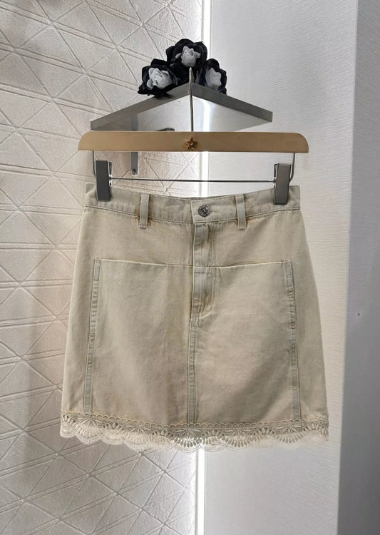V 25 New Cowboy Lace Vest Skirt Set