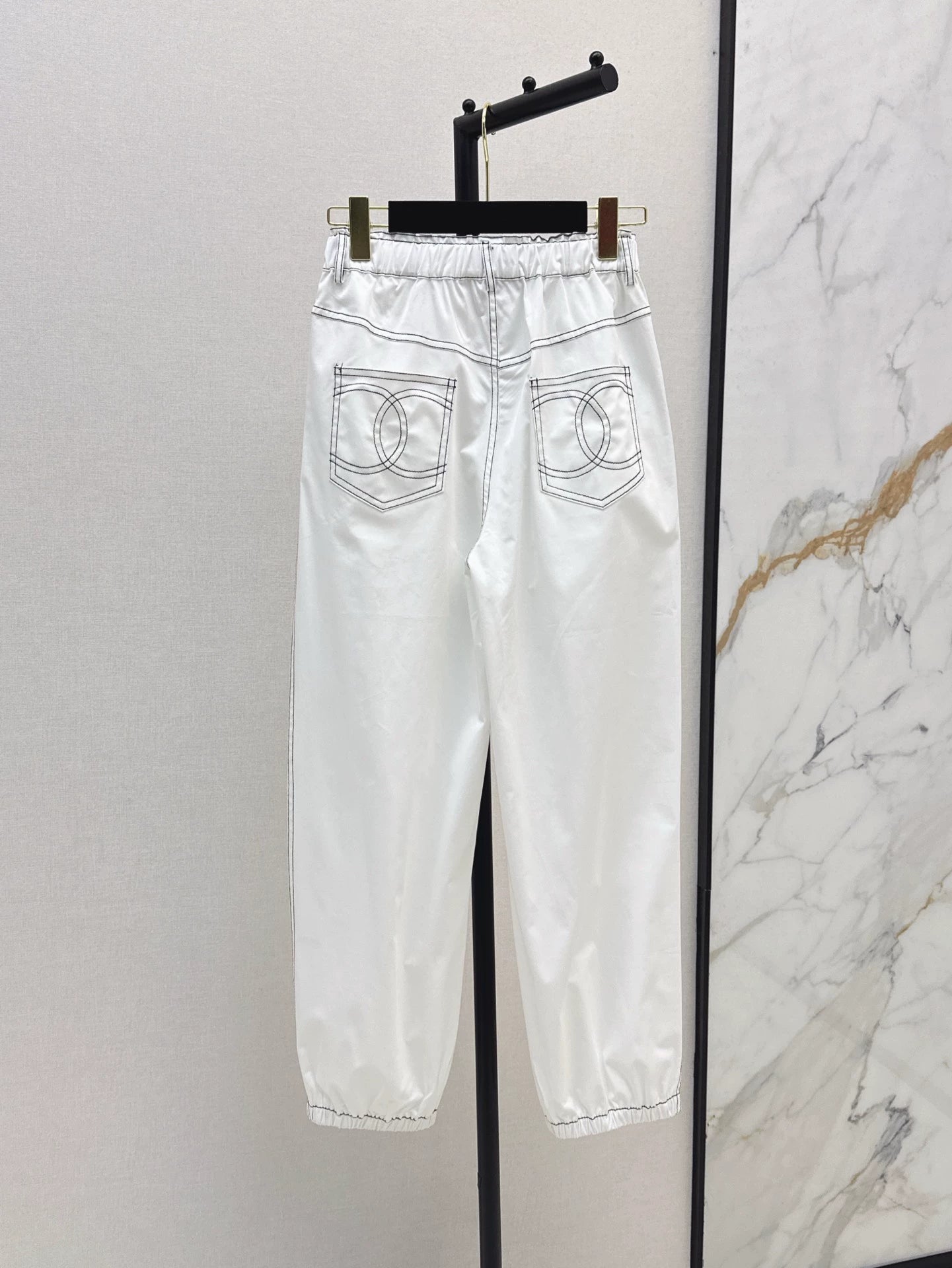 c 25 Spring/Summer New High Waisted Drawstring Trousers