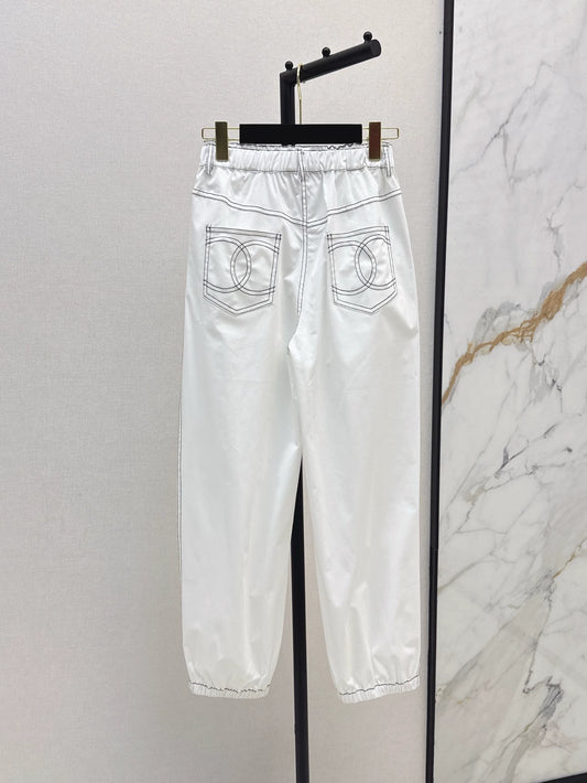 c 25 Spring/Summer New High Waisted Drawstring Trousers