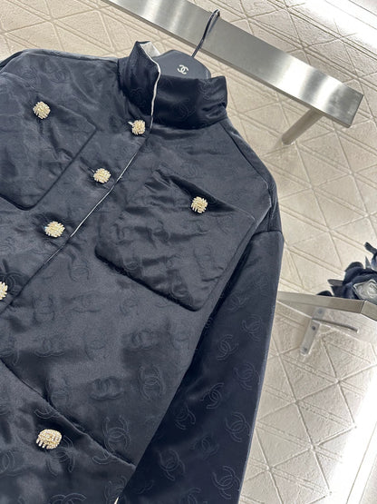 C 25 Jacquard silk cotton jacket
