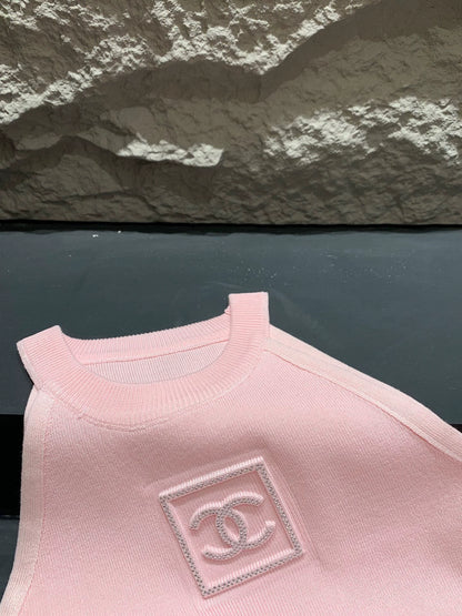 C 25 Classic Embroidered logo knit undershirt