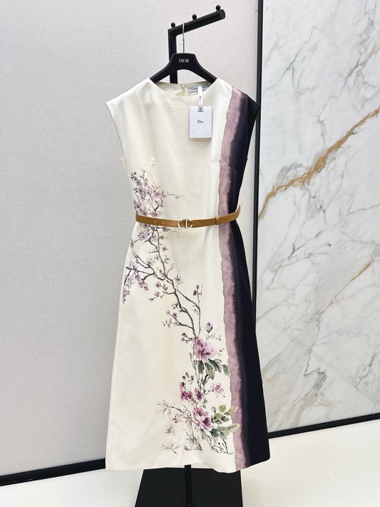 D 25 Spring/Summer Printed Sleeveless Dresses