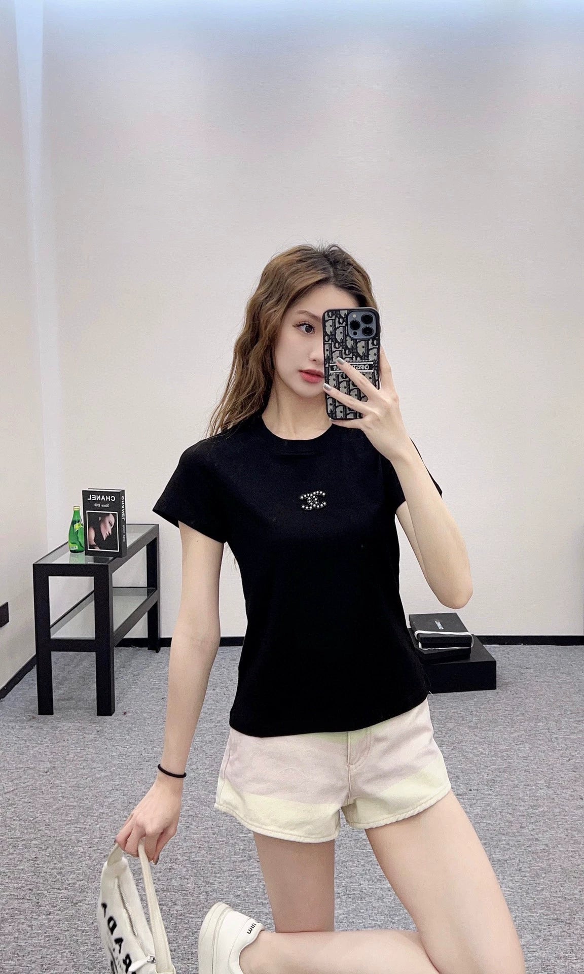 C 25  Embellished Logo Short Sleeve T-Shirt