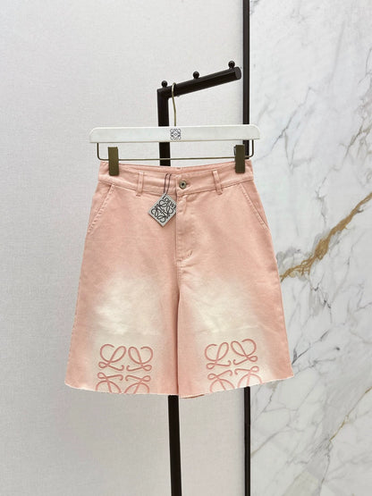 LO 25 new island vacation series short denim shirt + shorts set