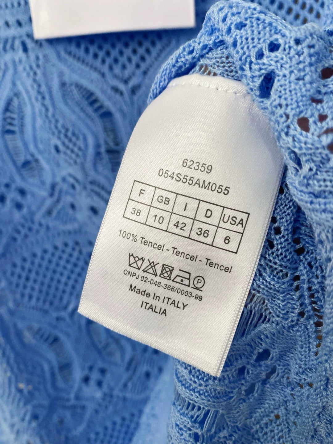 D 25 new hollow round neck short sleeve knitting