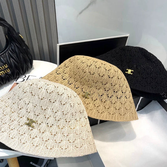25 Summer new hollow fisherman hat