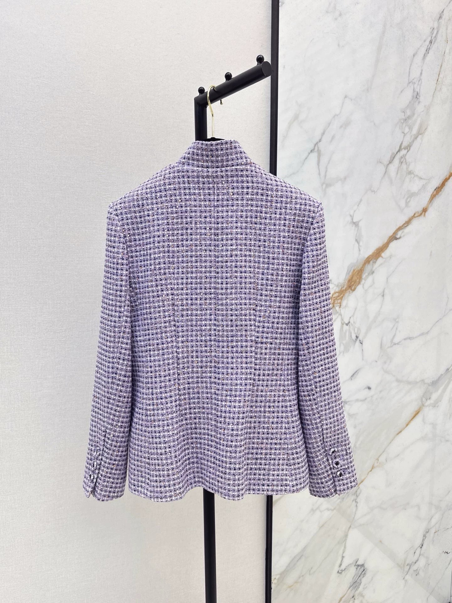 25 Le dernier manteau à carreaux tissé sur mesure au début du printemps 