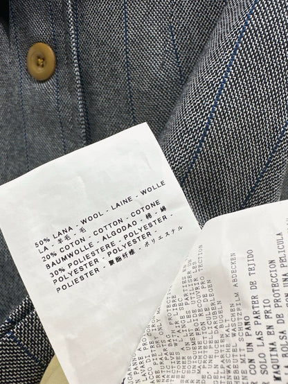 p 25 Latest Splicing Practice Vest Jacket ➕Striped Suit Mid-Length Half Skirt