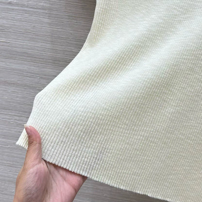 C 25 Dopamine Colorway Strick-Kurzarmoberteil