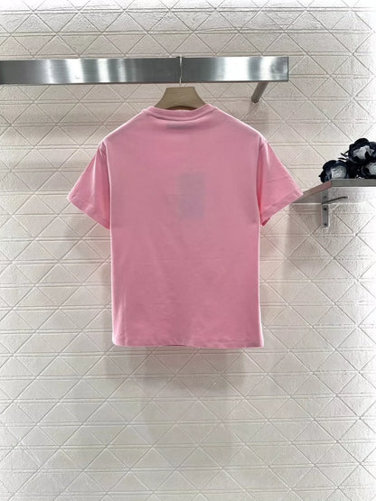 G 25 Summer New Printed Round Neck Short Sleeve T-Shirt