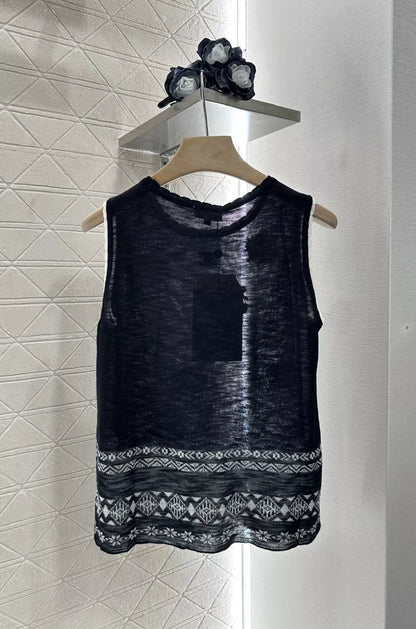 C 25 Summer New Embroidered Totem Ethnic Vest
