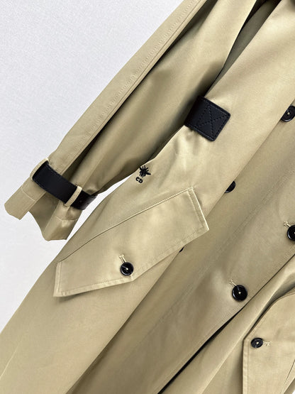 D 25fw long trench coat
