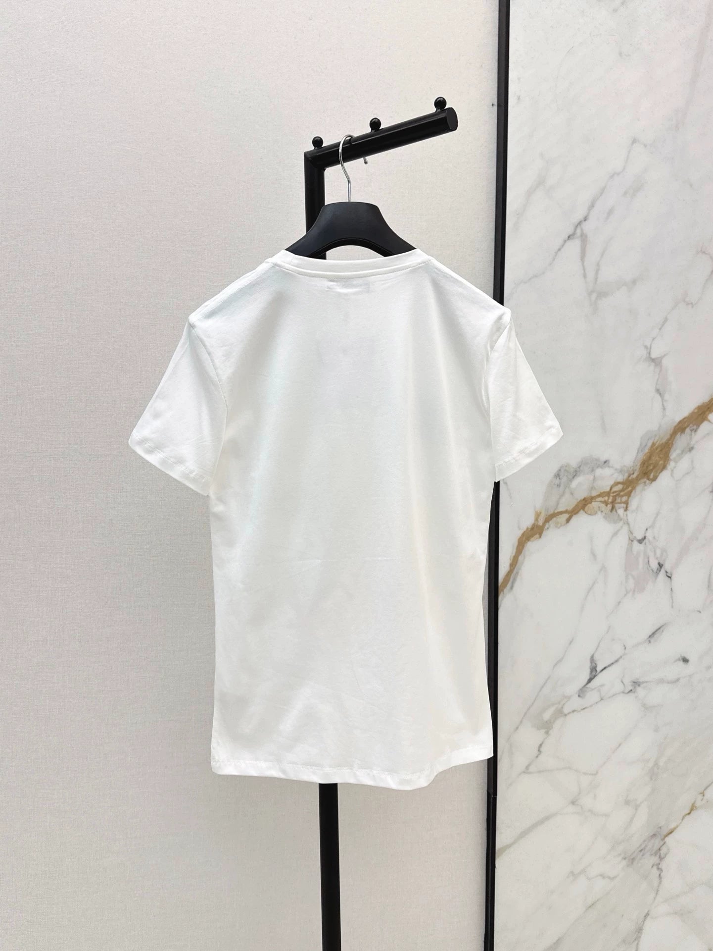D 25 New Loose Cannes City Painting Short Sleeve