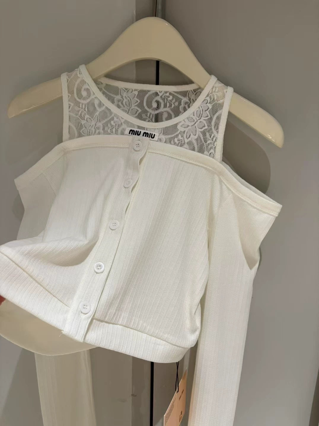 Haut caraco patchwork en dentelle, nouveau design d'été, M 25