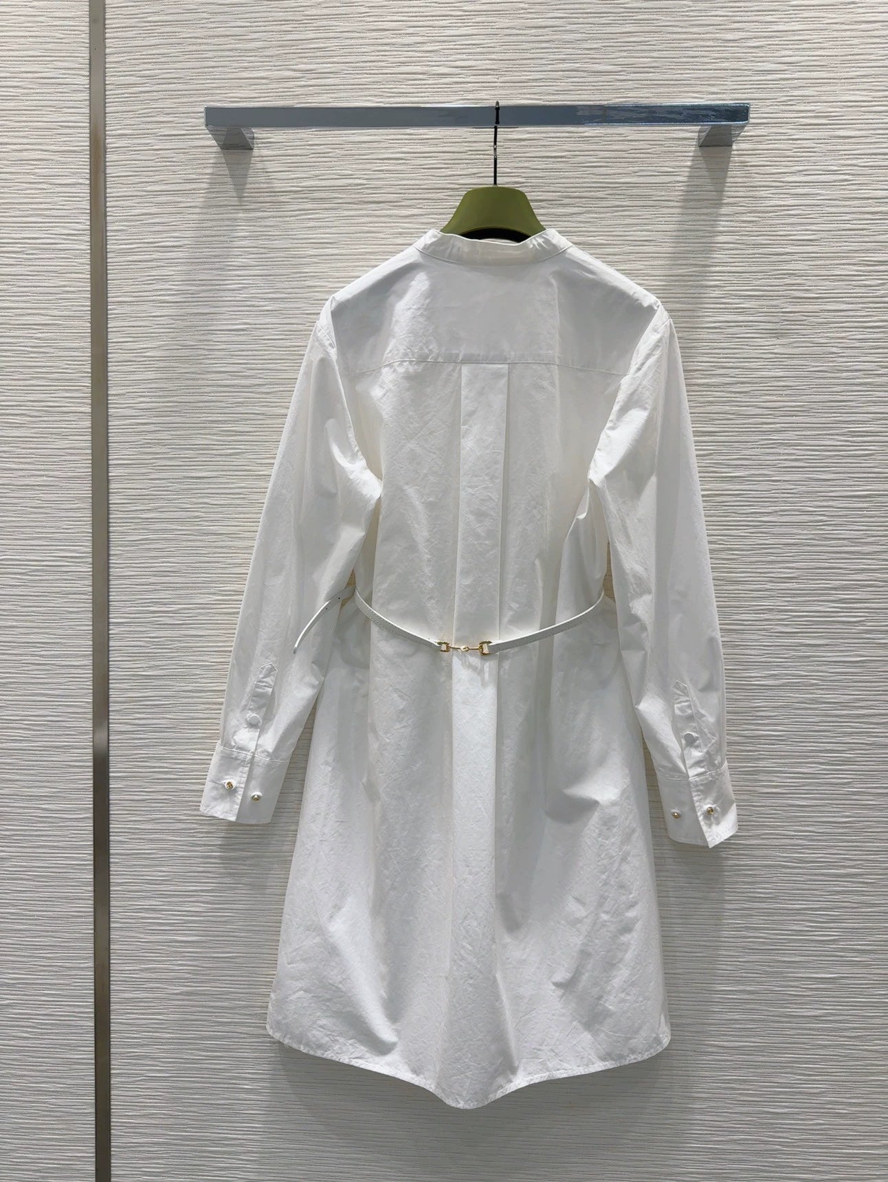 G 25 new lace belt belt long-sleeved shirt dress