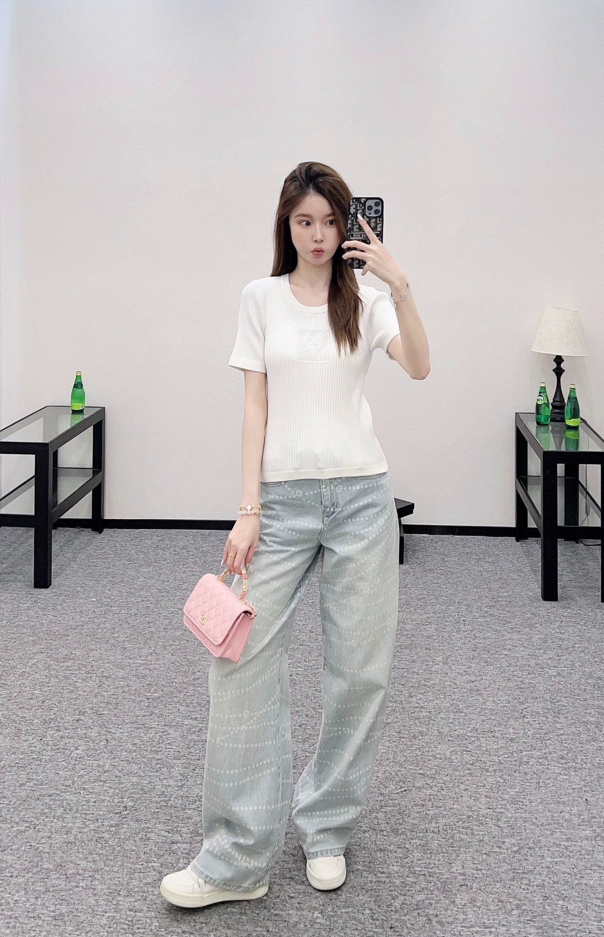 C 25 Heart knitted short sleeves