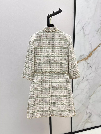C 25 Woven Tweed Dress