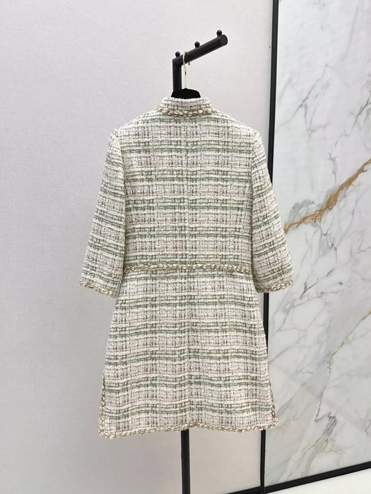 C 25 Woven Tweed Dress