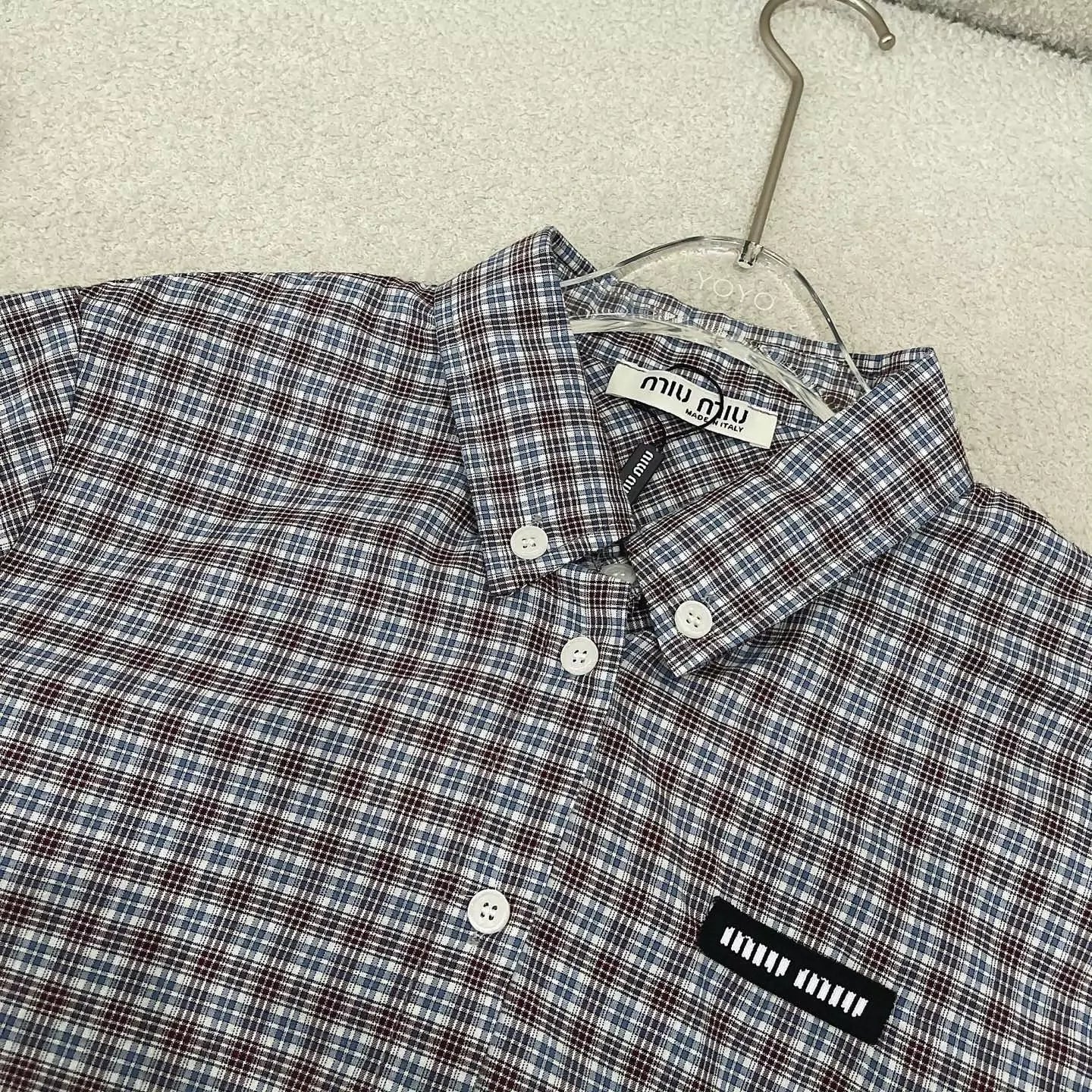 M 25 Summer new logo check preppy suit