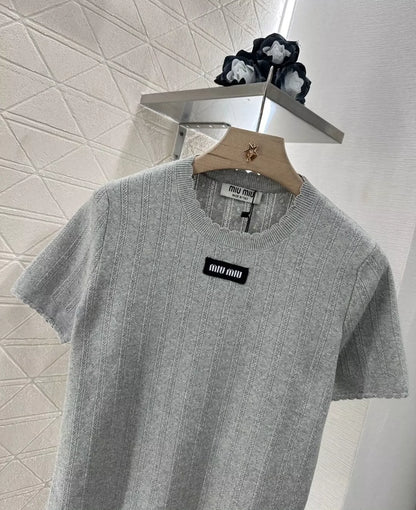 M Spring/Summer 25 Lace Knit Short Sleeve
