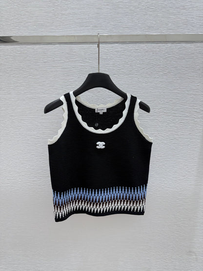 c 25 New Striped Tank Top Shorts Knit Set