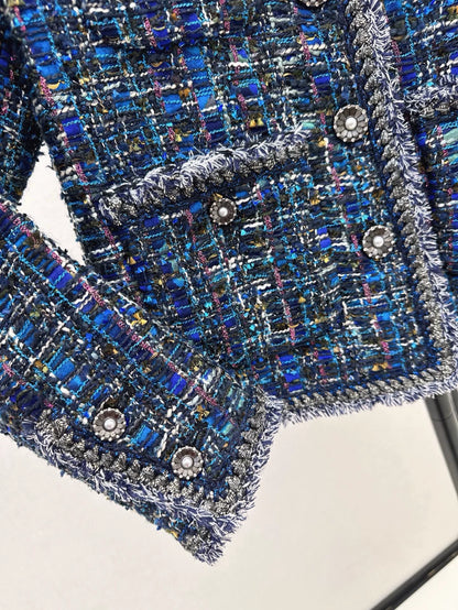 He 25 Tweed jacket with trim