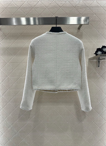 C 25 Bound woven tweed jacket