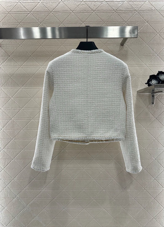 C 25 Bound woven tweed jacket