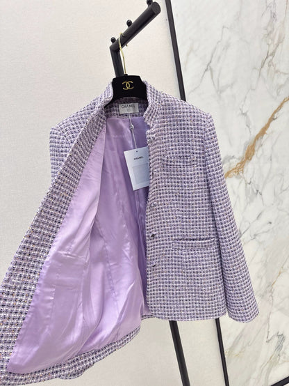 25 Le dernier manteau à carreaux tissé sur mesure au début du printemps 