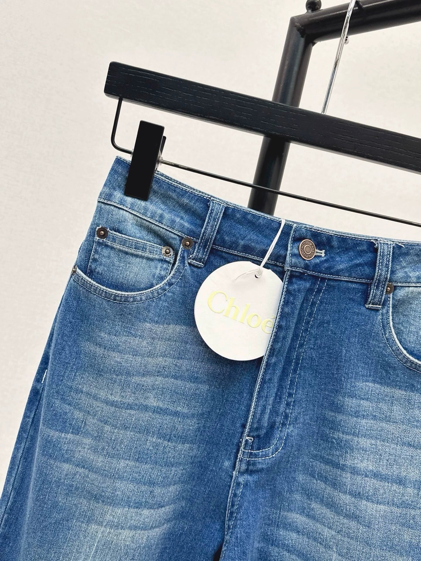 chl 25 spring and summer new Slim high waist denim pencil pants