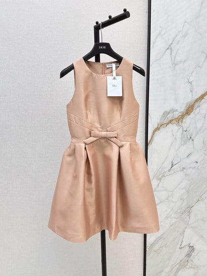 D 25 spring and summer newest bow sleeveless little dresses