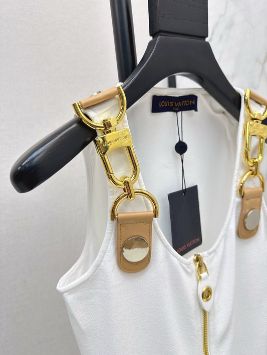 L 25 Spring/Summer New Golden Necklace Camisole Dress