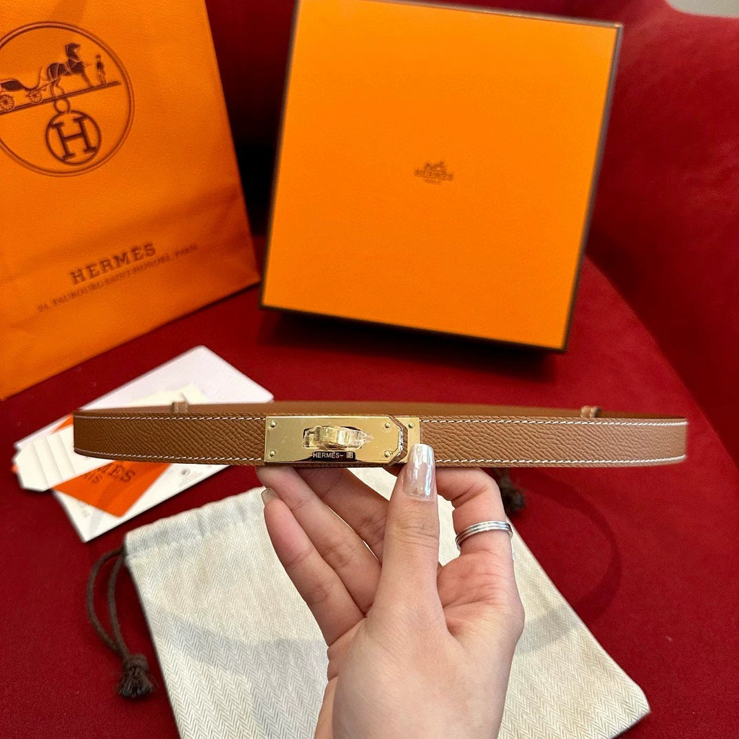 Women's belt calfskin